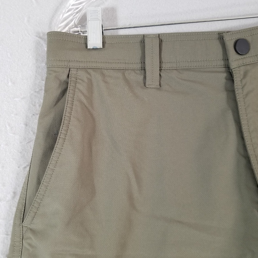 Solaris cargo shorts men's 34x 9 army green Dri-Fit Flex stretch outdoor fishing - Picture 2 of 13
